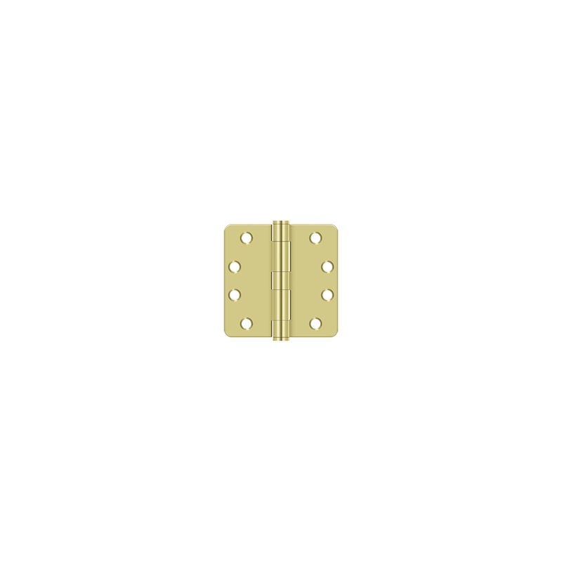 Steel Butt Bearing Hinge, Polished Brass