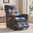 32"W Power Recliner Chair with Vibration Massage and Heating-1307379929