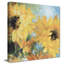"Breezy Sunflowers (Square)" par Lanie Loreth, reproduction sur toile-1360130456