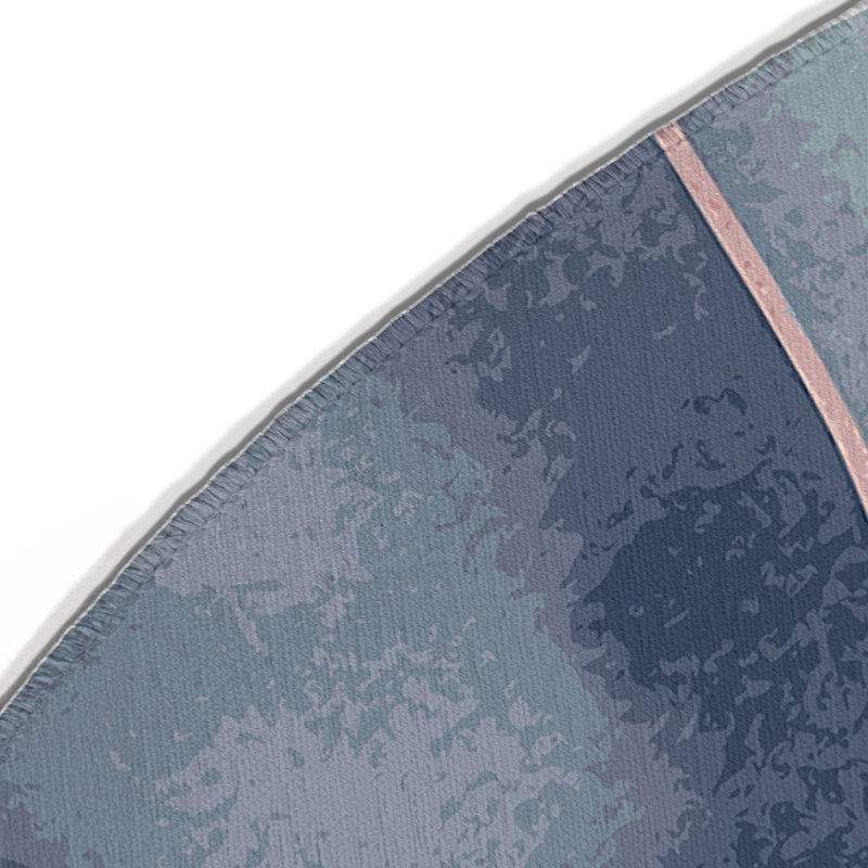 Lilac Shore Indoor And Outdoor Area Rug, Round 5'