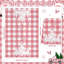 6 essuie-tout de Noël 6 pièces Buffalo