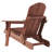 Oversized Wooden Outdoor Folding Adirondack Chair – Pre-Assembled, Comfortable Patio Seating, Classic Garden Style-1667864100