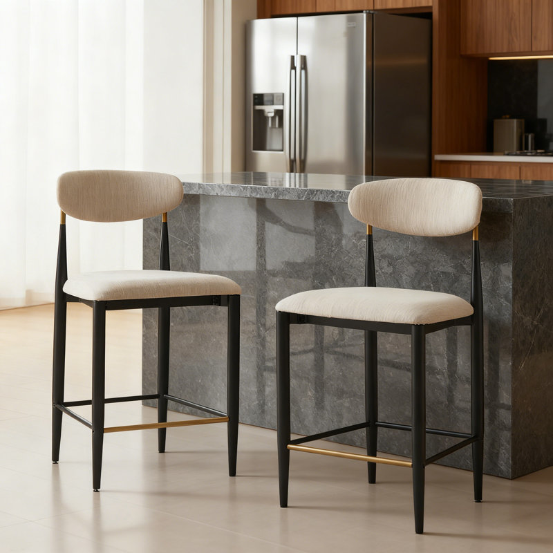 ARMLESS COUNTER STOOL- SET OF 2