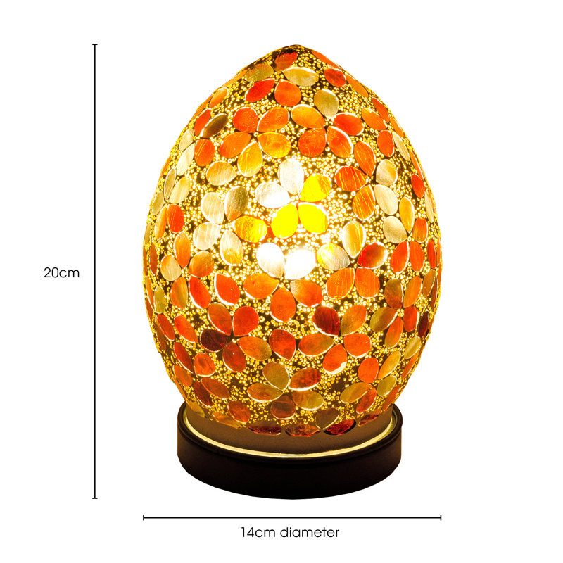 Culler 20cm Novelty Table Lamp, Amber