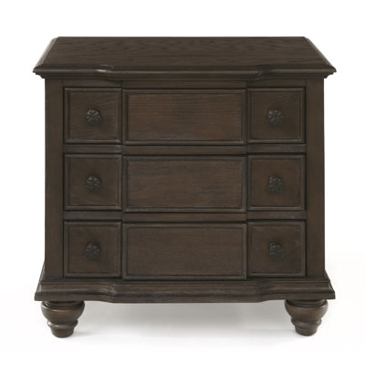 Lourena Weathered Oak 3-Drawer Nightstand -  Darby Home Co, E68E525CD9AD45ABA840973EAAF0313A