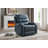 Ambridge Crovetti 35.8" Wide PU Leather Manual Rocker Recliner Chair with Diamond Stitching-1316468263
