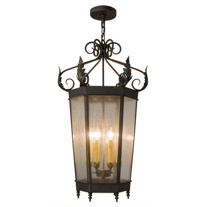 Regency 6 - Light Chandelier, Clear, Gold/Matte Black