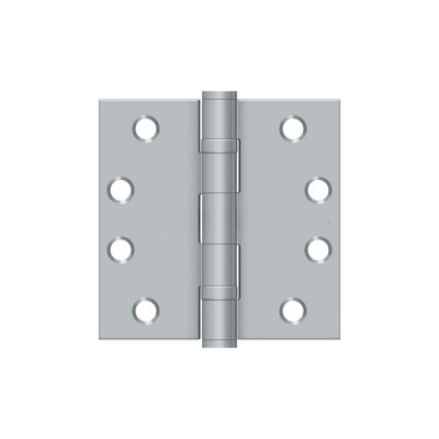 Deltana S44HDBB15A 4" x 4" Square Hinge, HD, Ball Bearings in Antique Nickel Pair