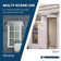 Outsunny 40.6'' W x 10.6'' D Polycarbonate Clear Cover Retractable Door / Window Awning