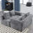 Chenille Loveseat Sofa-1732336880