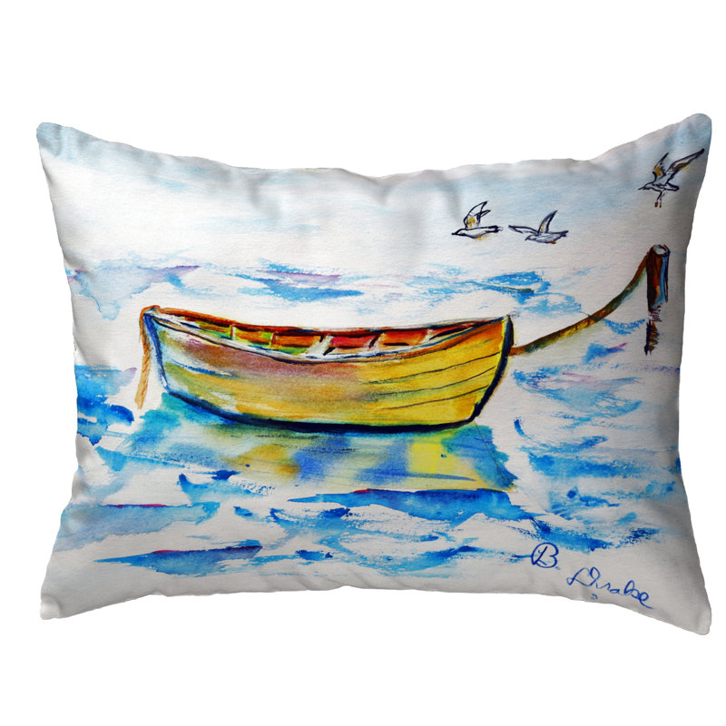 Outdoor Reversible Throw Pillow