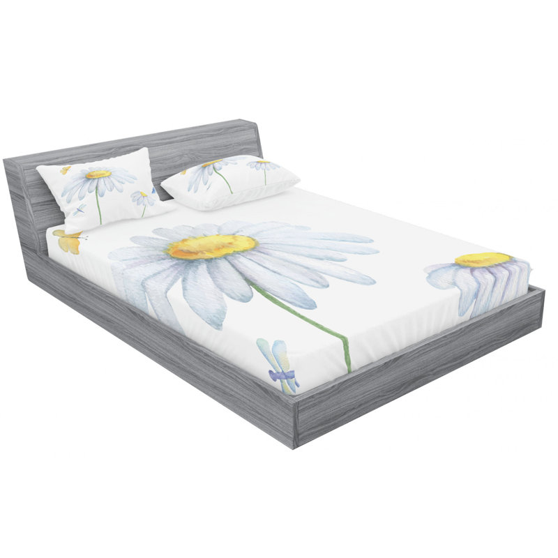 Microfiber Sheet Set, Full Sheet Set with Fitted Sheet and 2 Pillowcases