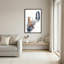 Art mural sur toile, "Red red debout"-509495960