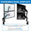 Mount-it Multi-Screen Pole Mount