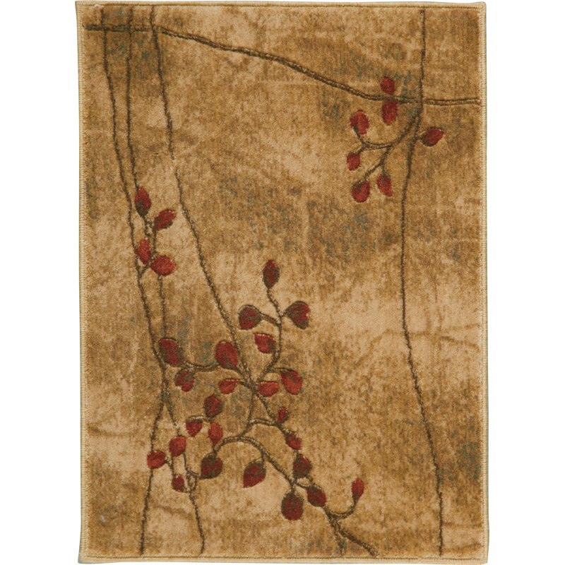 Tapis contemporain au lait Anastasia, Rectangle 2 pi x 2 pi 9 po
