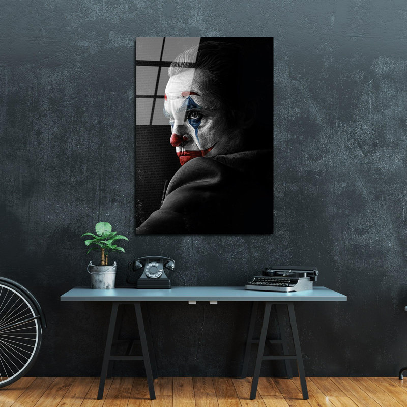 Superbe peinture murale en verre trempé 27,6 po x 39,4 po | 100% verre trempé, épaisseur: 0,16 pouce | Décoration élégante pour le salon ou le bureau, durable et facile à nettoyer, idée de cadeau parfaite