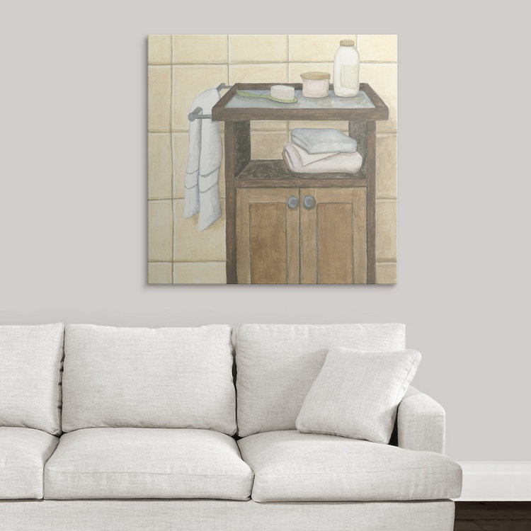 « ii » megan meagher, reproduction d’art Contemporary Bath, H 35 po x l 35 po x P 1,5 po, Toile