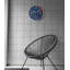 Horloge murale QXA822SLH, ton argent