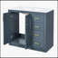 Meuble-lavabo 36 po avec lavabo en céramique-585199564