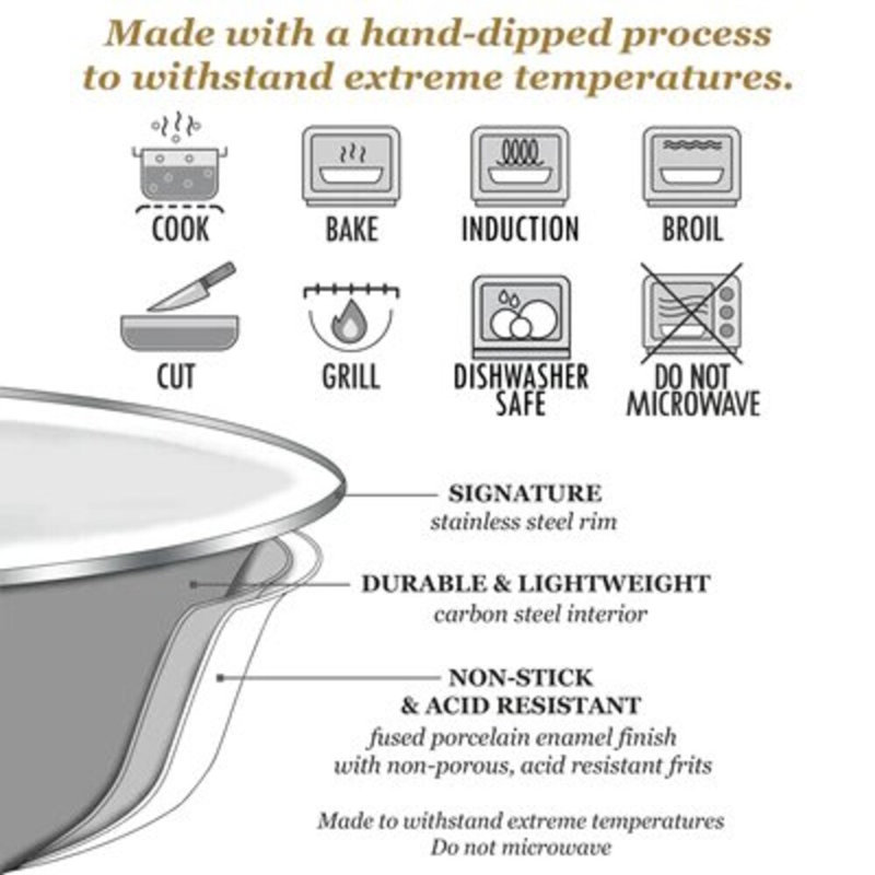 Swirl Baking Pan, Solid White Textured