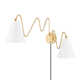 Plug-in Swing Arm Sconce by Tali Roth