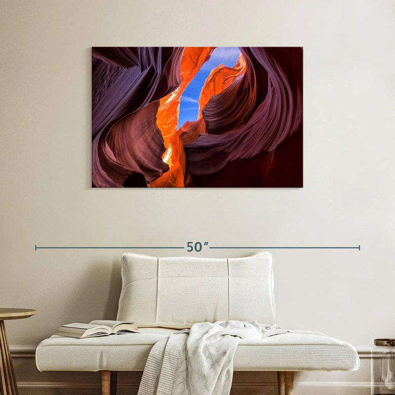 Alvord Lower Antelope Canyon, Arizona, H 26 po x l 39 po