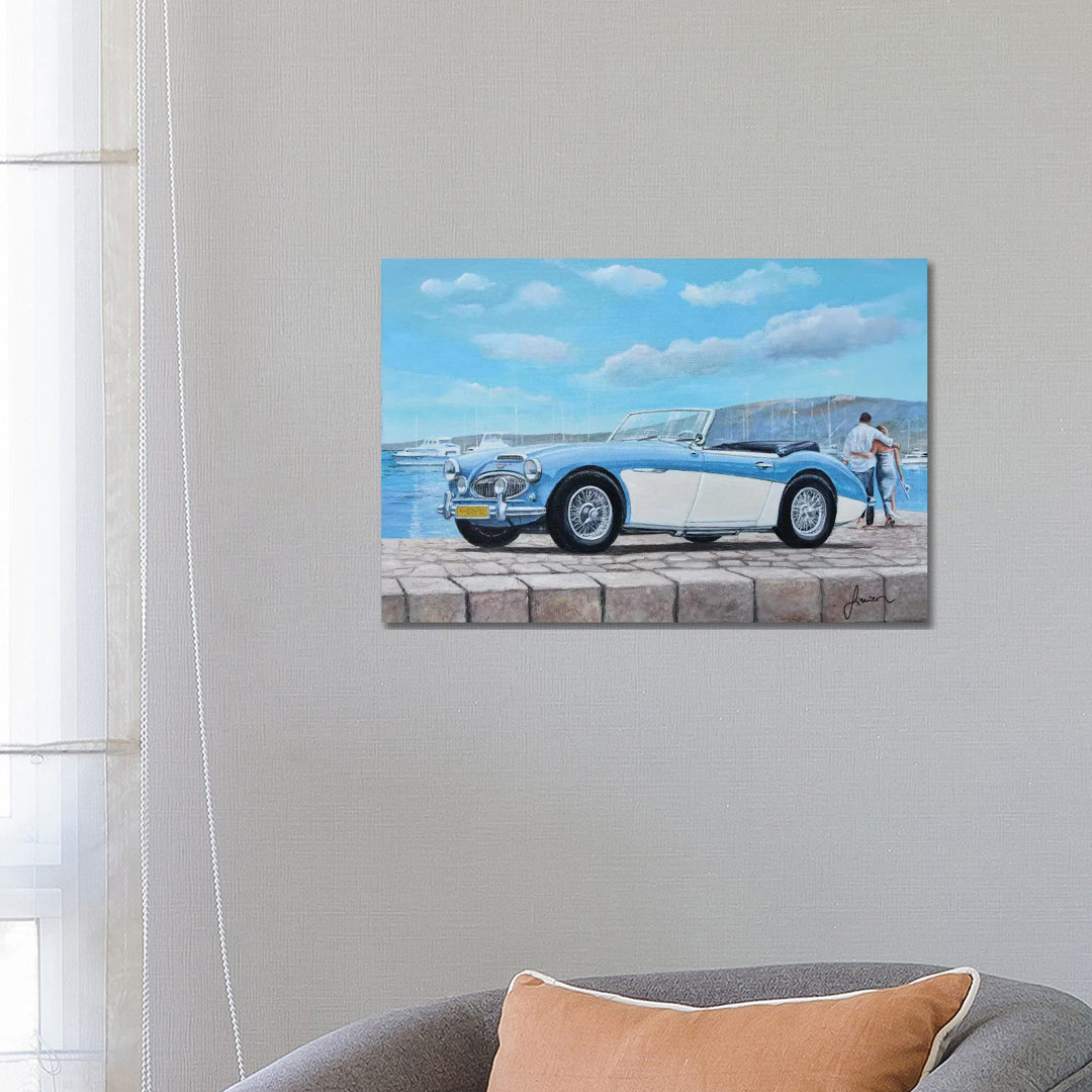 1952-1967 Austin Healey by Sinisa Saratlic - Wrapped Canvas Painting