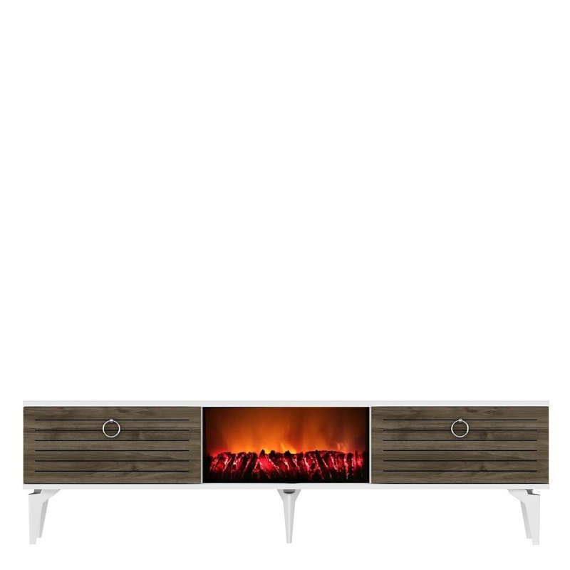 Keikei Unfinished TV Stand, Natural