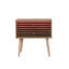 Scarlet 60cm W Manufactured Wood Bedside Table
