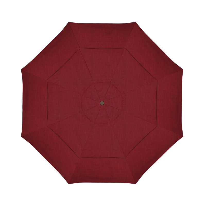 Parasol de marché Broadmeade octogonal Sunbrella, Tissage uni Sunbrella® Spectrum rubis