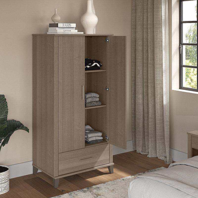 Grande armoire Kaionna Run® Somerset, Gris cendre