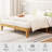 Solid Rubberwood Platform Bed-1136755662-1136755667