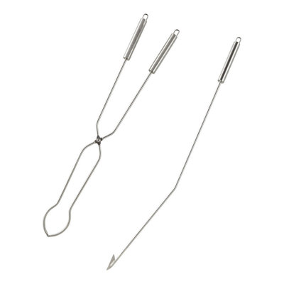 Ensemble d'outils de foyer d'extérieur 2 pièces