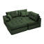 Canapé-lit en coin avec méridienne à compression Corduroy, canapé modulaire en forme de L avec éponge à haute densité, canapé convertible sans assemblage requis pour le salon, appartement, chambre d'amis-133674349-133674352