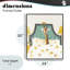 Good Morning Giraffe in Bed, giclée encadrée, design par Leah Straatsma-834846274-834846276