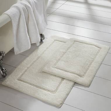 Zavin Non-Slip Absorbent Shaggy Bath Rug Ebern Designs Color: White, Size: 20 x 30