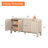 Adora Teen Dresser For Bedroom With Curved Profile Design,63" Wide Modern Chest With Adjustable Shelves,Wood Closet Clothes Storage Organizer For Kids Room, Living Room-2145263263