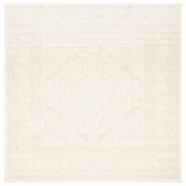 Wadlington Oriental Ivory/Beige Area Rug