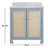 Boyd 30.5'' Single Bathroom Vanity with Carrara Marble Top
