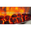 Clayton Castleton Fires & Fireplaces 103.3 cm W Brass Electric Fireplace with 6824.28 BTU-1046520632