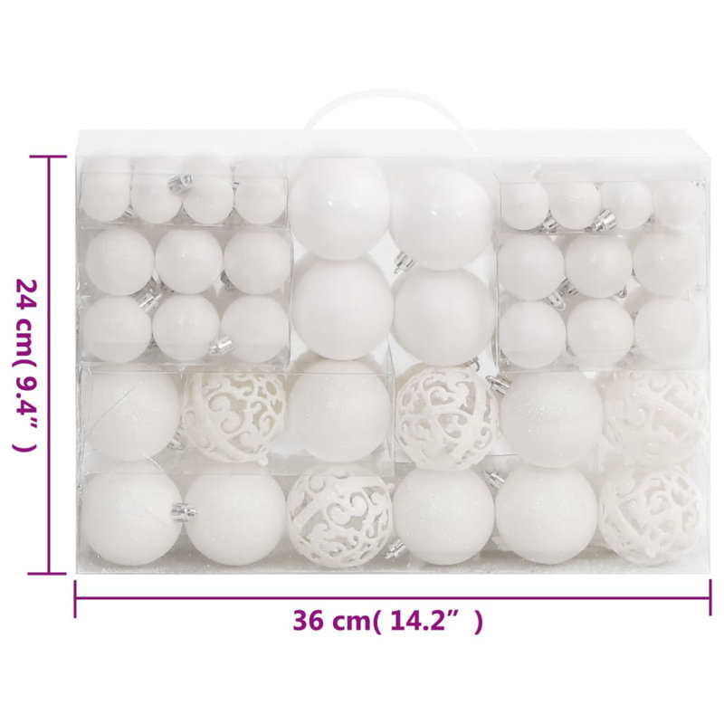 Christmas Decorative Accent, White