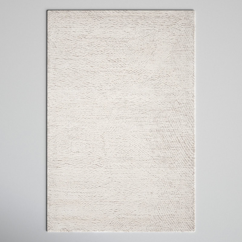 Tapis naturel / ivoire Airan, Rectangle 6 pi x 9 pi