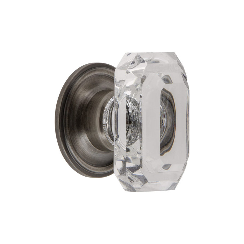 Baguette Cabinet Knob, Antique Pewter