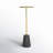 Maisel Metal and Marble Pedestal End Table-1805602968-1805603047