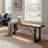 Jessamae Solid Wood Bench