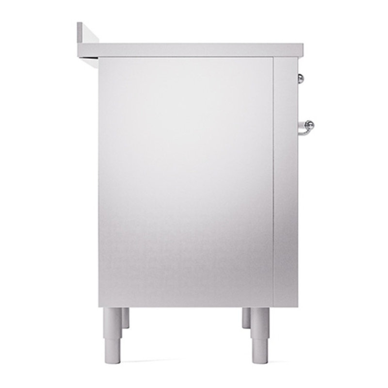 ILVE Nostalgie II 36 in Induction Range, Stainless Steel/Chrome