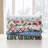 Hallmark Snowflakes Blue Brushed Cotton Flannel Bed Sheet Set, King-121697097