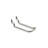 Metal Wire Loop Hook: 0.148" Diameter, 50-Pack