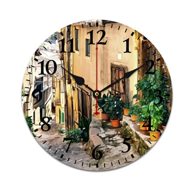 Tuscan Village Alley 12 X 12 In Home Wall Decor
