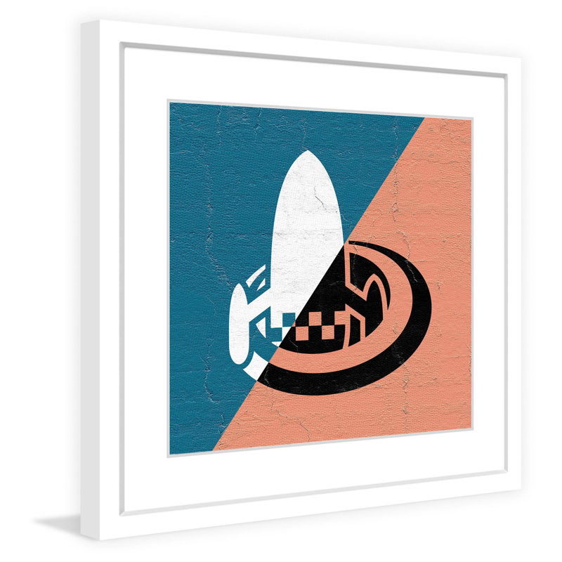 «Hidden Ship», reproduction encadrée, H 12 po x l 12 po x P 1,5 po